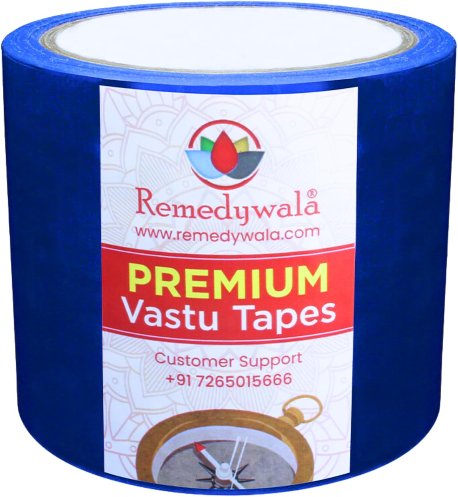 Vastu Blue Color Tape (3 to 4 Inch) (20 Meter)