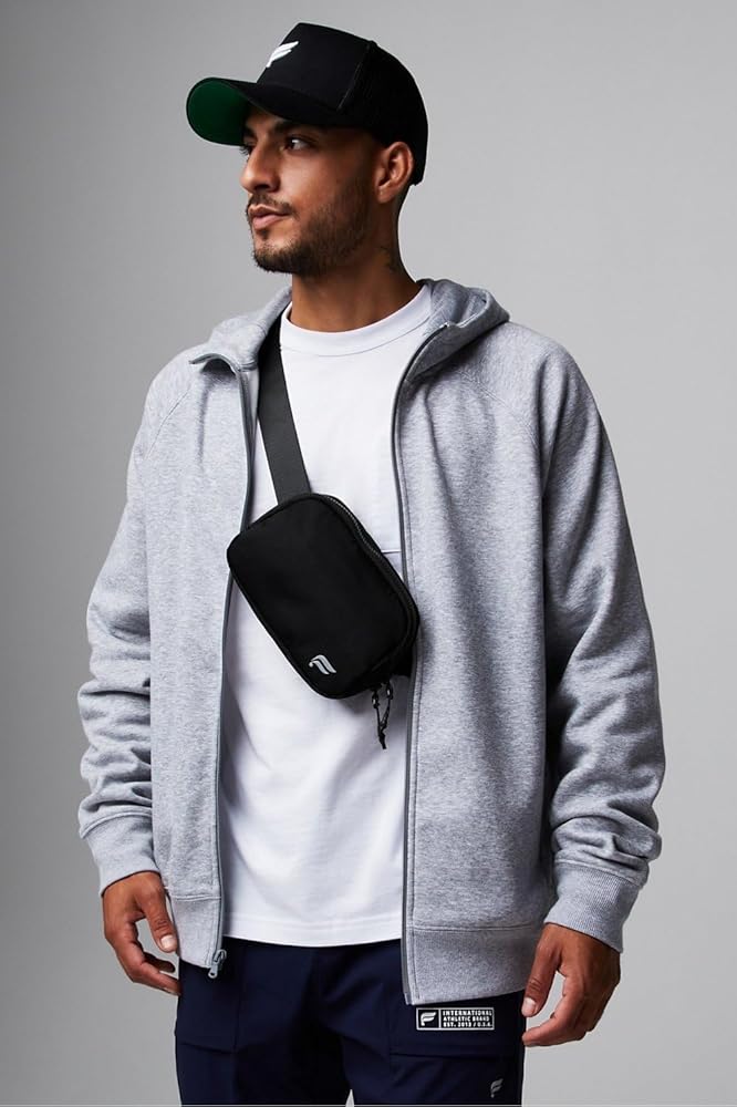 THE RERACS | BELT BAG(BLACK×BLACK) Amazon.com | Fabletics The Belt Bag, Quick Dry, Zip Pockets