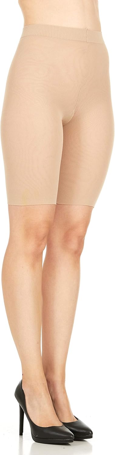 Assets Red Hot Label by Spanx Medium Control Mid-Thigh Shaper, 3, Nude