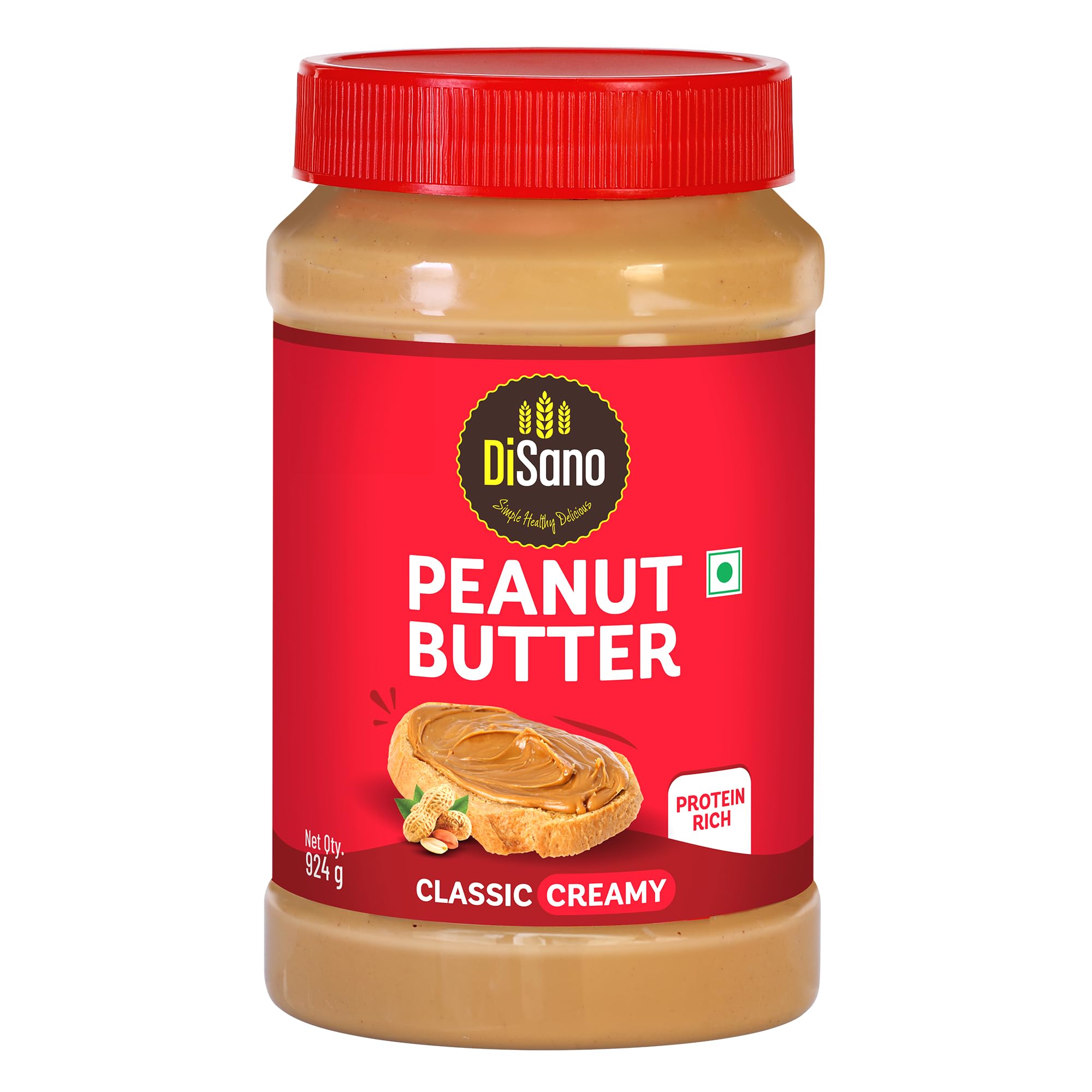 DISANO Peanut Butter, Creamy, Classic, 25% Protein With Vitamins & Minerals, 924 Gram (B0BFDHCLR6) Amazon Price History, Amazon Price Tracker