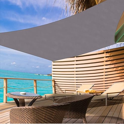 Cool Area Toldo rectangular duradero de tamaño personalizado de 15 x 15 pies, toldo para exteriores para patio, pérgola, jardín, patio, cubierta de