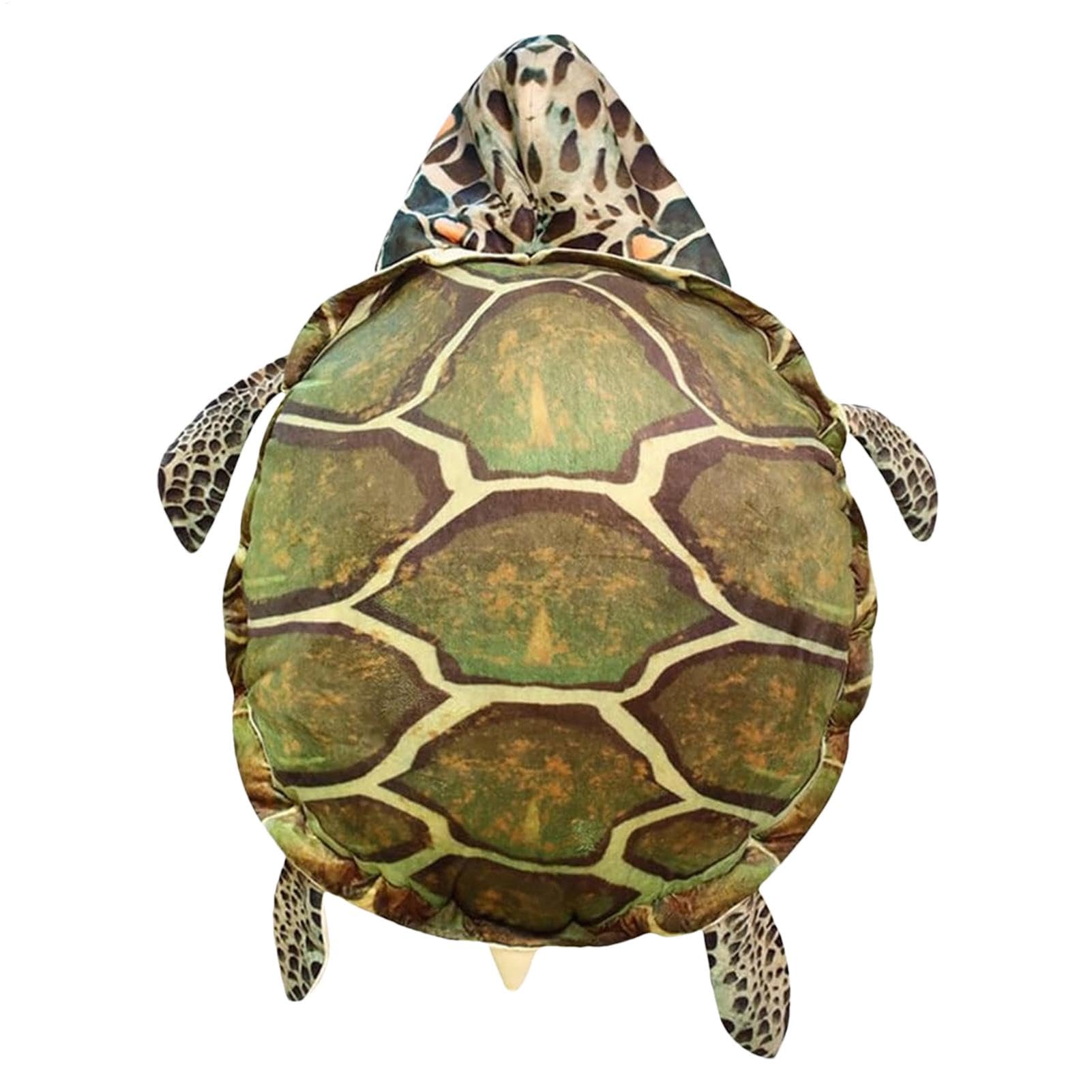 Tragbare, Turtle Shell Kissen, Cartoon Turtle Shell Plüschtier, weich und | Schlafkissen, Kinder Zimmer, Plüschkissen, Wohnzimmer für Kinder, Wohnzimmer, Schlafzimmer, Arbeitsbereich, Spielzimmer