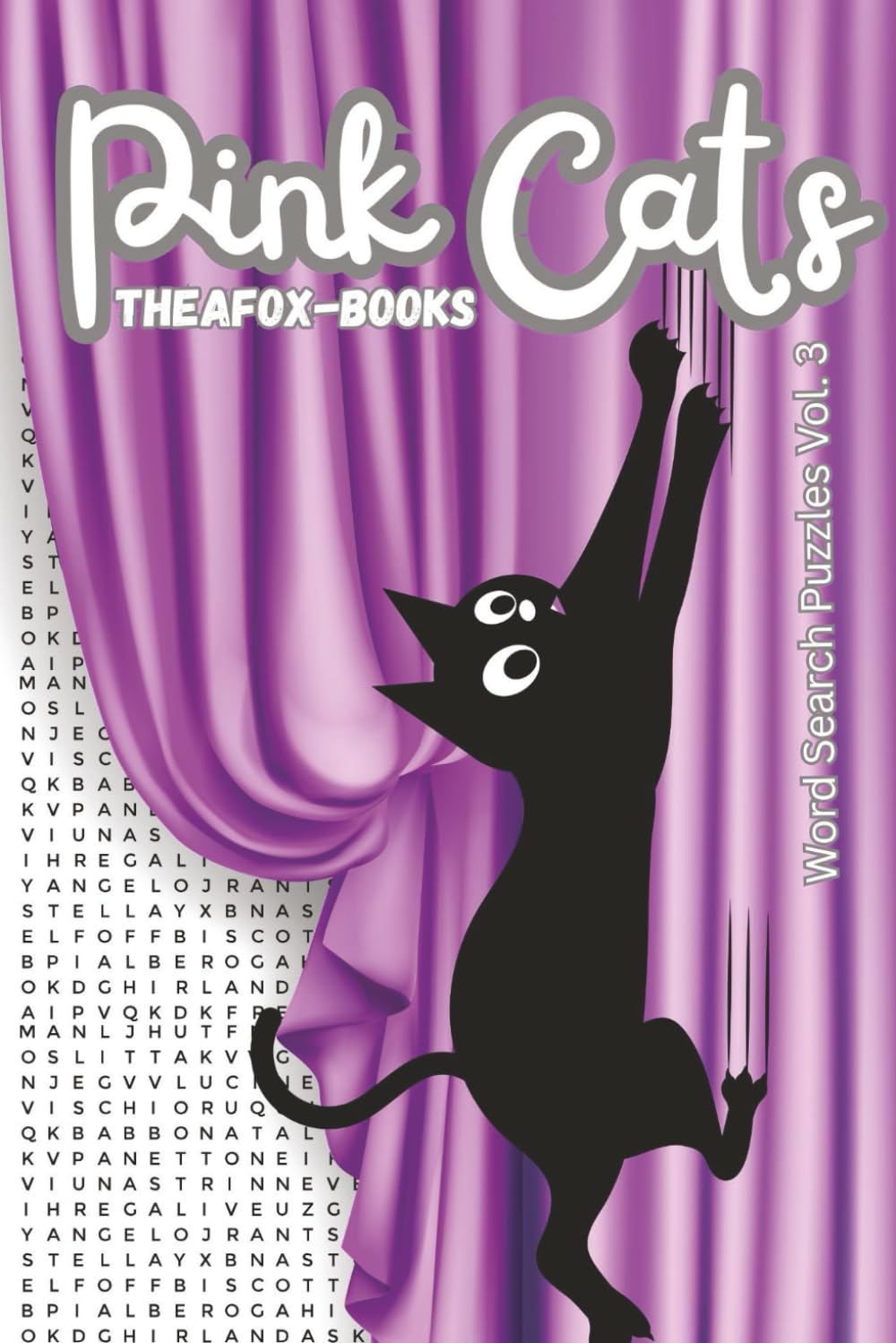 Pink Cats Word Search Puzzles Vol.3