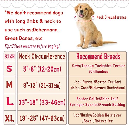 Miniatura 6 de Collar de cono de perro suave inflable para perros y gatos pequeños medianos y grandes alternativa después de la cirugía cono de cuello de dona para