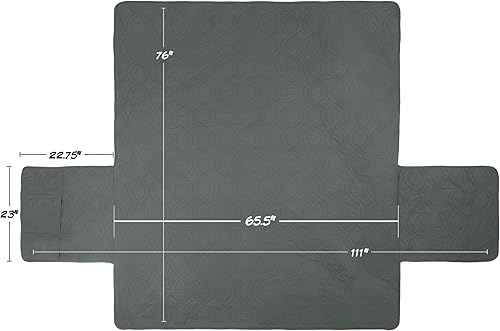 Miniatura 6 de PETMAKER - Fundas protectoras de muebles para mascotas, fundas de sofá 100 % impermeables para perros o gatos, funda de sofá de 3 cojines para