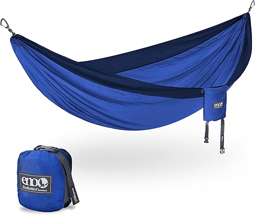 ENO DoubleNest Hammock in Royal/Navy color option.