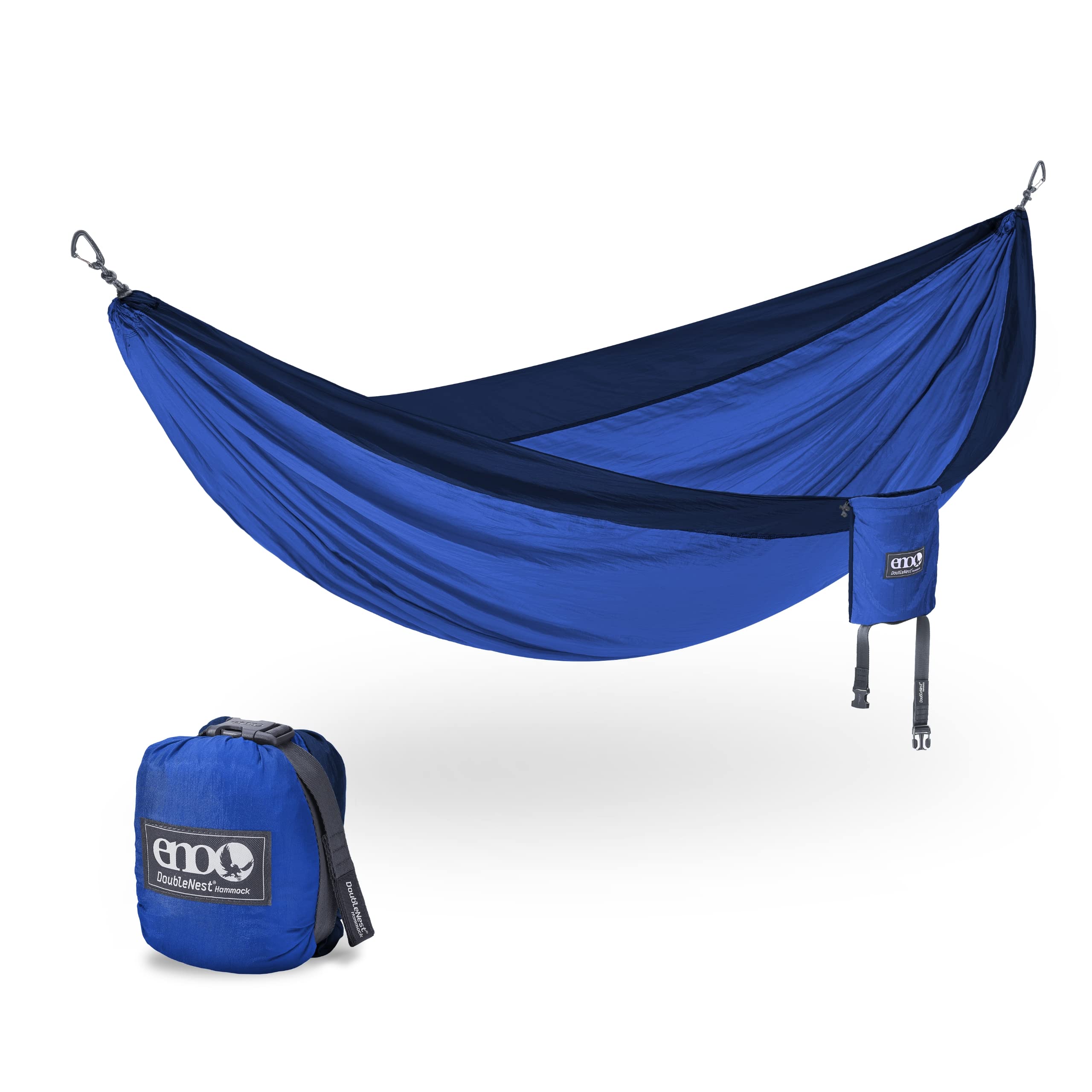 ENO DoubleNest Hammock - Lightweight, Portable, 1 to 2 Person Hammock - for Camping, Hiking, Backpacking, Travel, a Festival, or The Beach