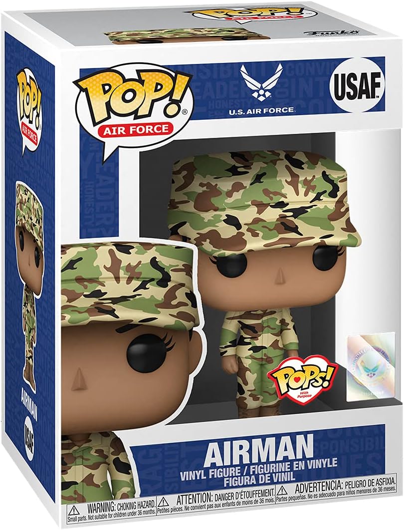 Funko Pop! Pops with Purpose: Military Air Force - Female : Clothing, Shoes & Jewelry