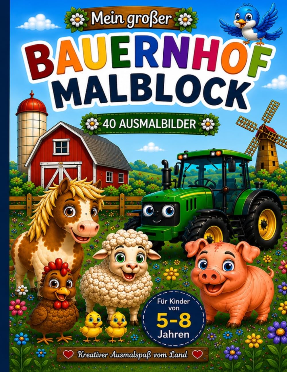 Mein großer Bauernhof Malblock
