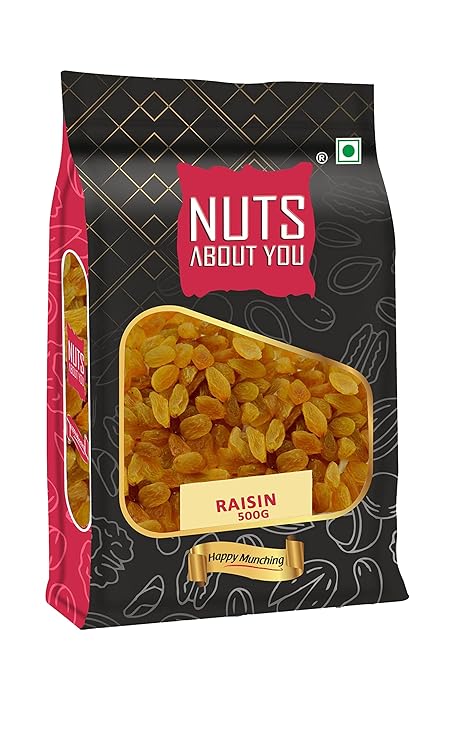 Nuts About You Raisin, 500 g | 100% Natural | Premium| Kishmish | Saugi at Rs. 142