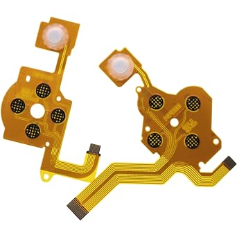 Deal4GO Left Right Keypad D-Pad Cross Buttons Conductive Contacts Replacement for PSP 3000 TA-090 TA-092 TA-093 Console