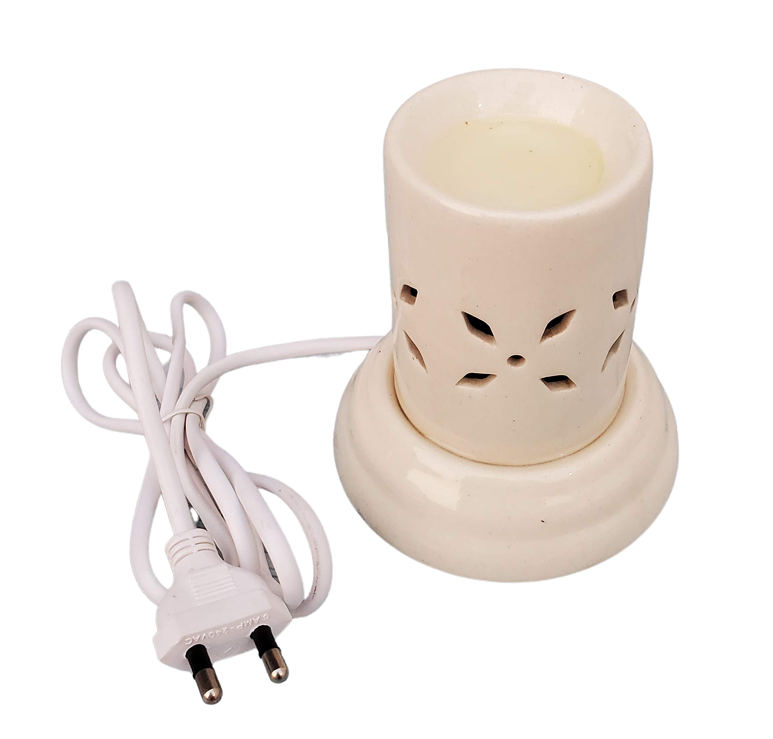 Pure Source India Ceramic Oil Diffuser Electric Small (4.5 inch, Ivory White) (B08WPPJS5W) Amazon Price History, Amazon Price Tracker