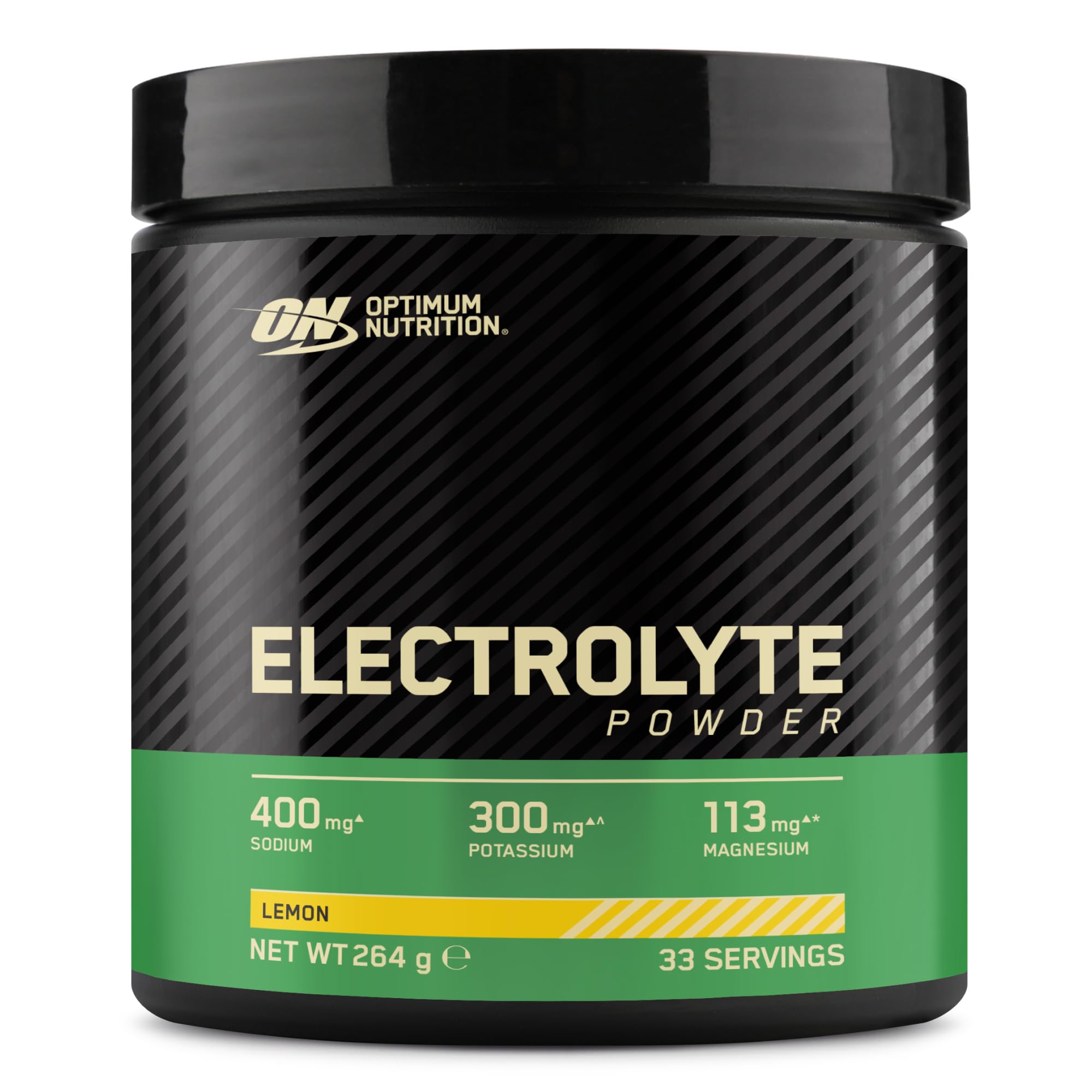 Optimum Nutrition Electrolyte Powder, Integratore di Elettroliti in Polvere, Formula Ready-to-Mix con Sodio, Magnesio e Potassio, per Workout e Allenamenti Intensi, Gusto Limone, 264 g, 33 Porzioni