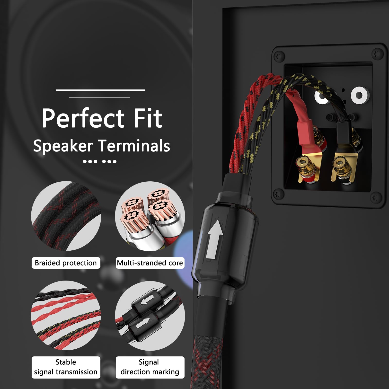 Nordost Red Dawn 3 Câble haut-parleur banane