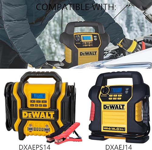 Miniatura 3 de Cargador de 15 V para Dewalt DXAEJ14 DXAEPS14 DXAEPS14CA 1600 1400 011-2070-4 Peak Cars Jump Starter Compresor de aire digital Estación de energía