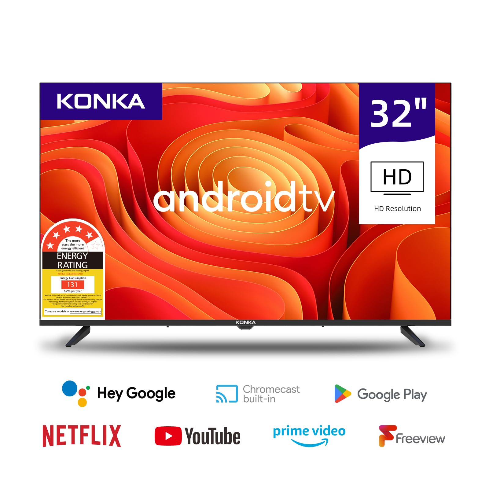 Konka KDE32RR315ANT 32inch Android Smart TV: TVs: Amazon.com.au