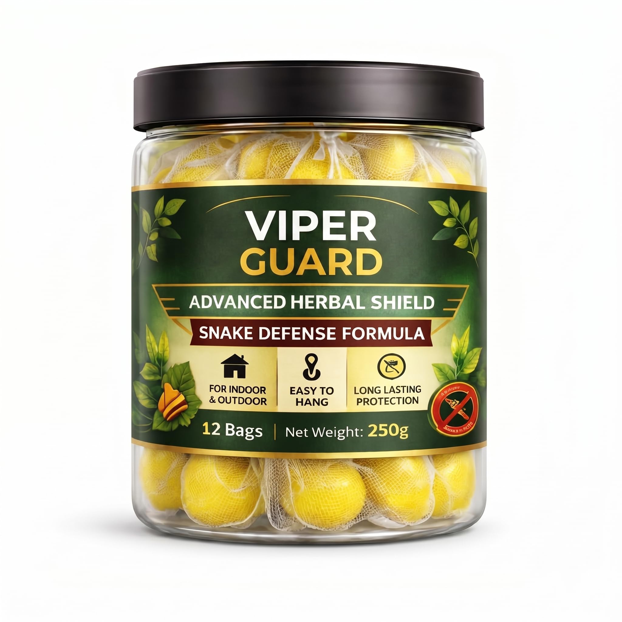Snake Repellent Balls – Advanced Protection Formula | Indoor & Outdoor Use | Long Lasting Repellent Balls for Home, Garden, Farm, Warehouse & Storage Areas | 12 Bags Pack-image-37