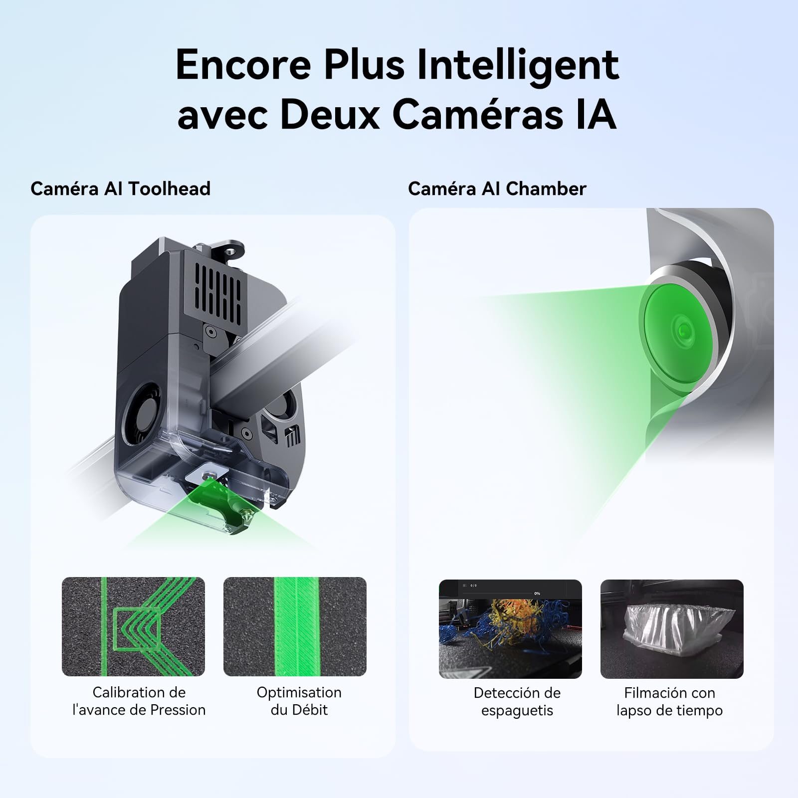 Creality K2 Plus Combo Imprimante 3D, Impression Multicolore avec CFS, 600 mm/s Haute Vitesse, Double Caméra Al, Mise à Niveau Entièrement Automatique, Volume de Construction 350 x 350 x 350 mm