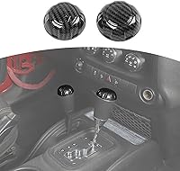 Vista 22 de RT-TCZ for Wrangler JK Gear Shift Knob Trim Cover for Jeep Wrangler JK JKU 2011-2017 Red Interior Accessories 2pcs