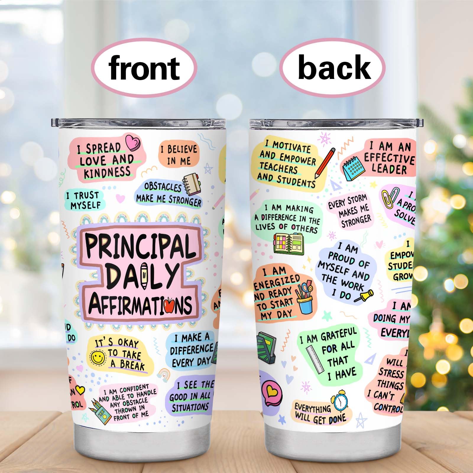 Principal Gifts, Principal Appreciation Gifts, 20oz Principal Tumbler, Principal Gifts for Women, Best Gift for Principal Day, Teacher Appreciation Day, Birthday, Retirement