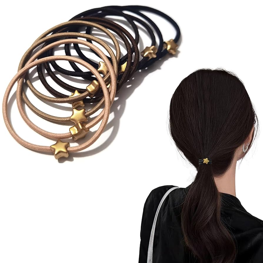 Amazon | Yokosen ヘアゴム 細い 10本セット 髪ゴム 跡がつか