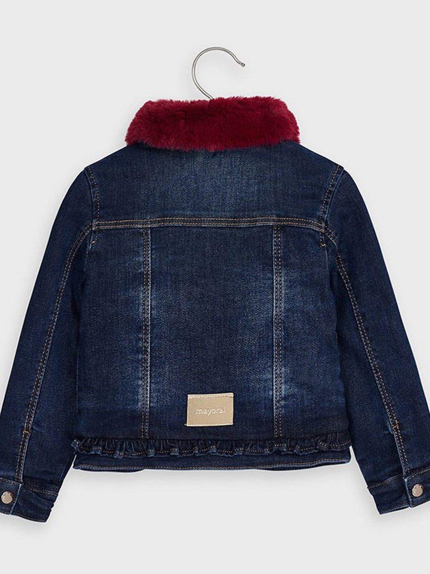Mayoral Giubbotto Jeans per Bambine e Ragazze Scuro