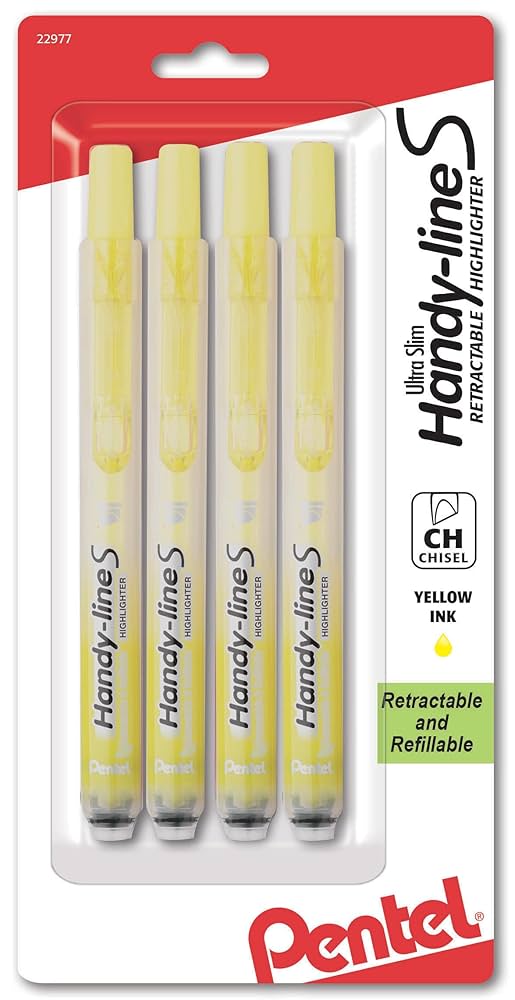 ハンディライン ぺんてる ノック式ハンディラインS SXNS15 全6色 単品販売