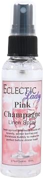 Pink Champagne Linen Spray, 4 oz, For Bed, Fabric & Pillow