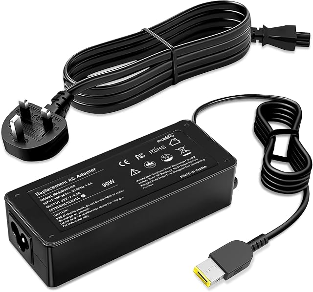 90W USB Charger Adapter for Lenovo ThinkPad X1 T440 E431 G410 T431s T440S L440 E470 X250 T560 T550 E560 E540 L560 L540 E450 N20P X240 X260,Edge E440 E460 E431 Laptop Power Supply Cord