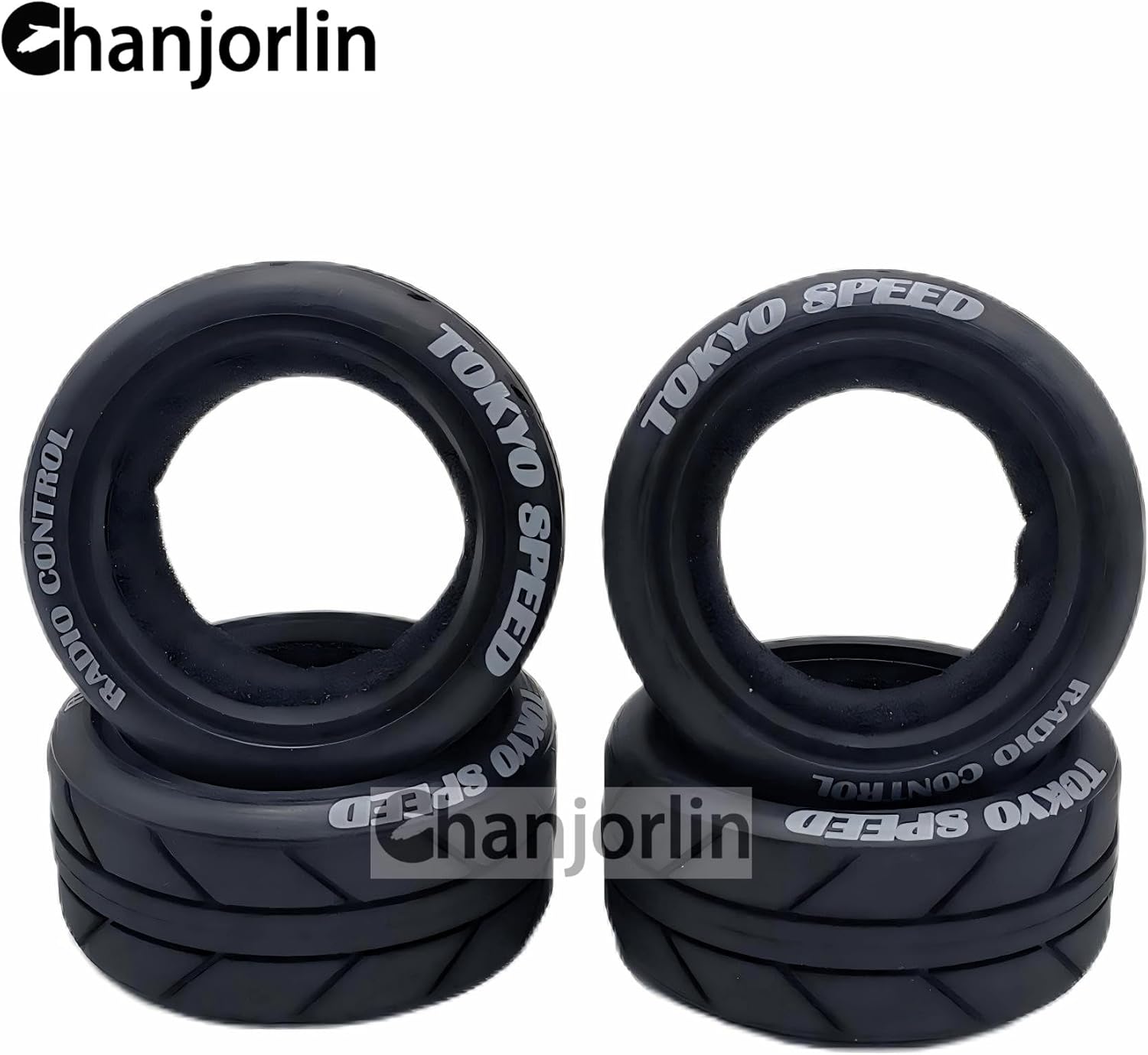 1/10 RC On Road Tires OD 2.56" Soft Rubber Rally Racing Tyres For 1:10 Street Touring Drift Car Tamiya TT01 TT02 XV01 TA06 A959 PTG2 HPI KYOSHO HSP PTG2 Traxxas RC On-Road Wheels 4PCS