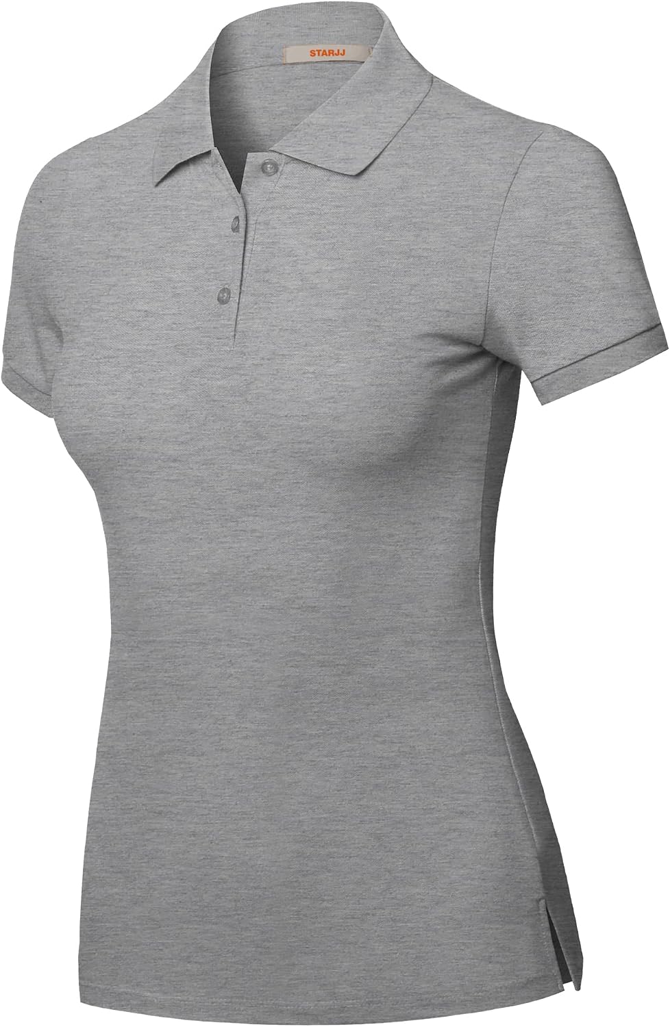 STARJJ Womens Slim Fit Golf Short Sleeve Breathable Pique Polo Shirt