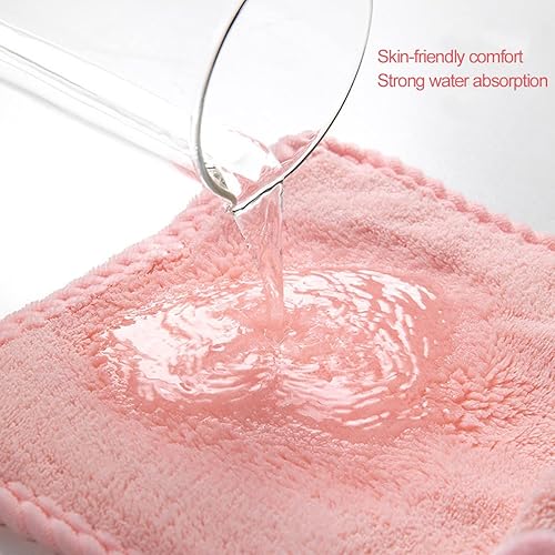 Miniatura 5 de Ewanda store Paquete de 3 toallas de mano colgantes de dibujos animados, divertidas toallas de mano con lazo para colgar, toallas de mano colgantes