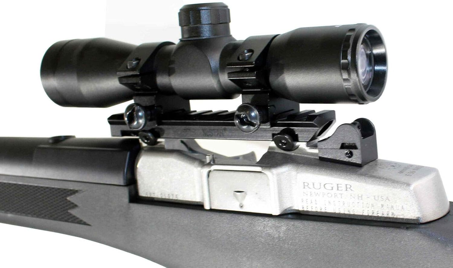 Trinity Hunting Scope Sight with Mount Base Compatible with Ruger Model 14 Optics Accessories.
