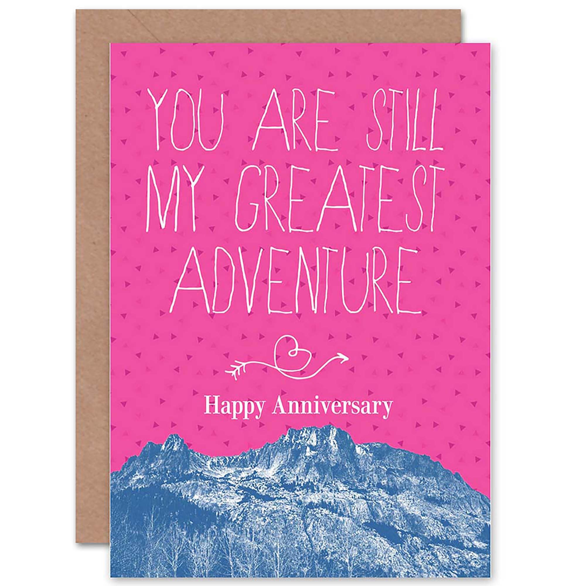 Wee Blue Coo CARD ANNIVERSARY WEDDING GREAT ADVENTURE GIFT