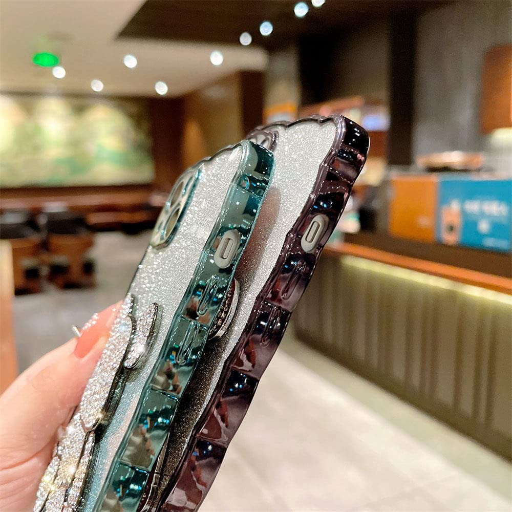 スワロフスキー　iPhone11 Strass para iPhone 11 14 12 13 Pro Max Case Glitter Diamond Cute