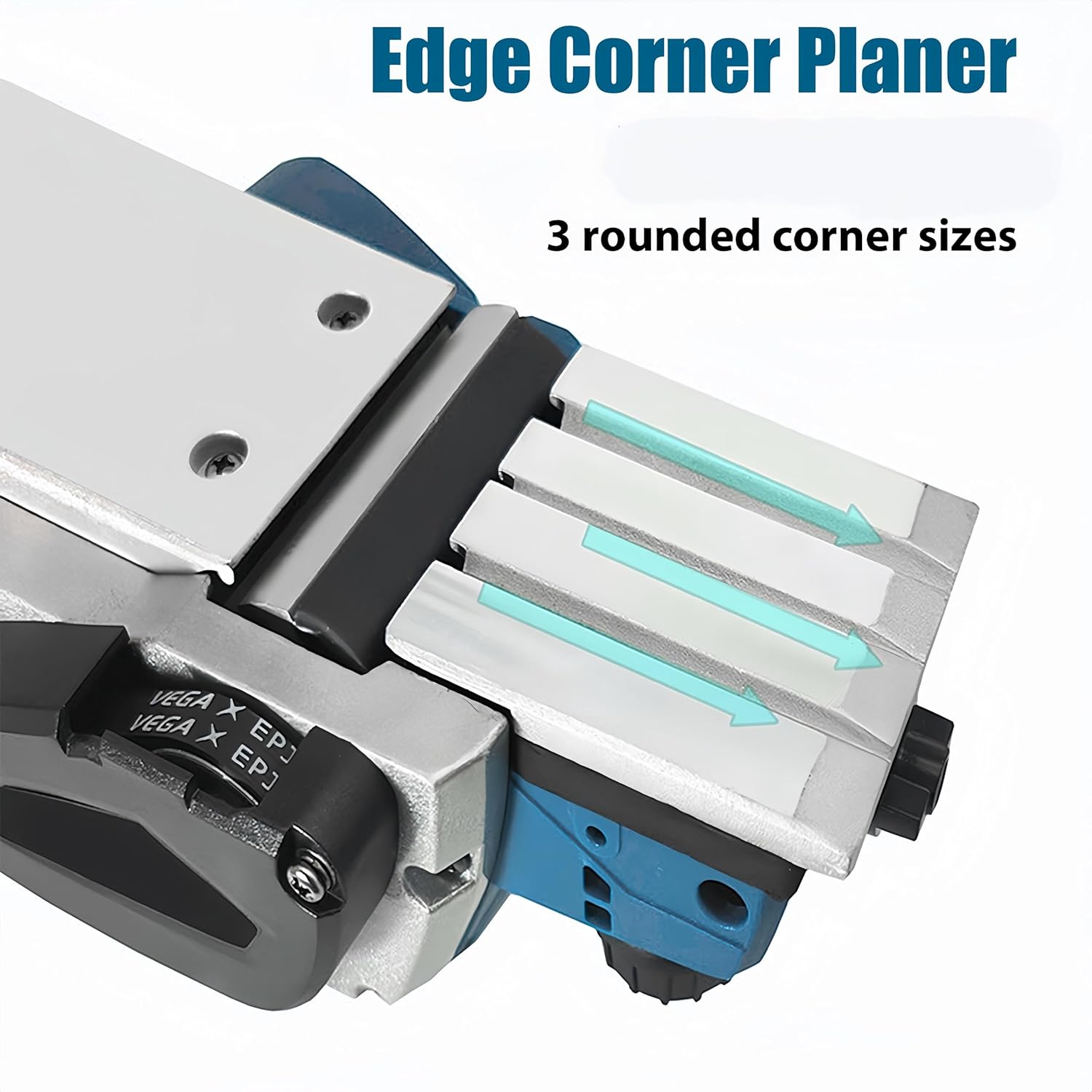 Cordless Electric Hand Planer, 850W Electric Wood Planer Compatible with Makita 18V Batteries, w/Wood Plane Guide & Edge Corner Plane for Woodworking, 0-0.08” Depth, 3.23” Width (No Battery)