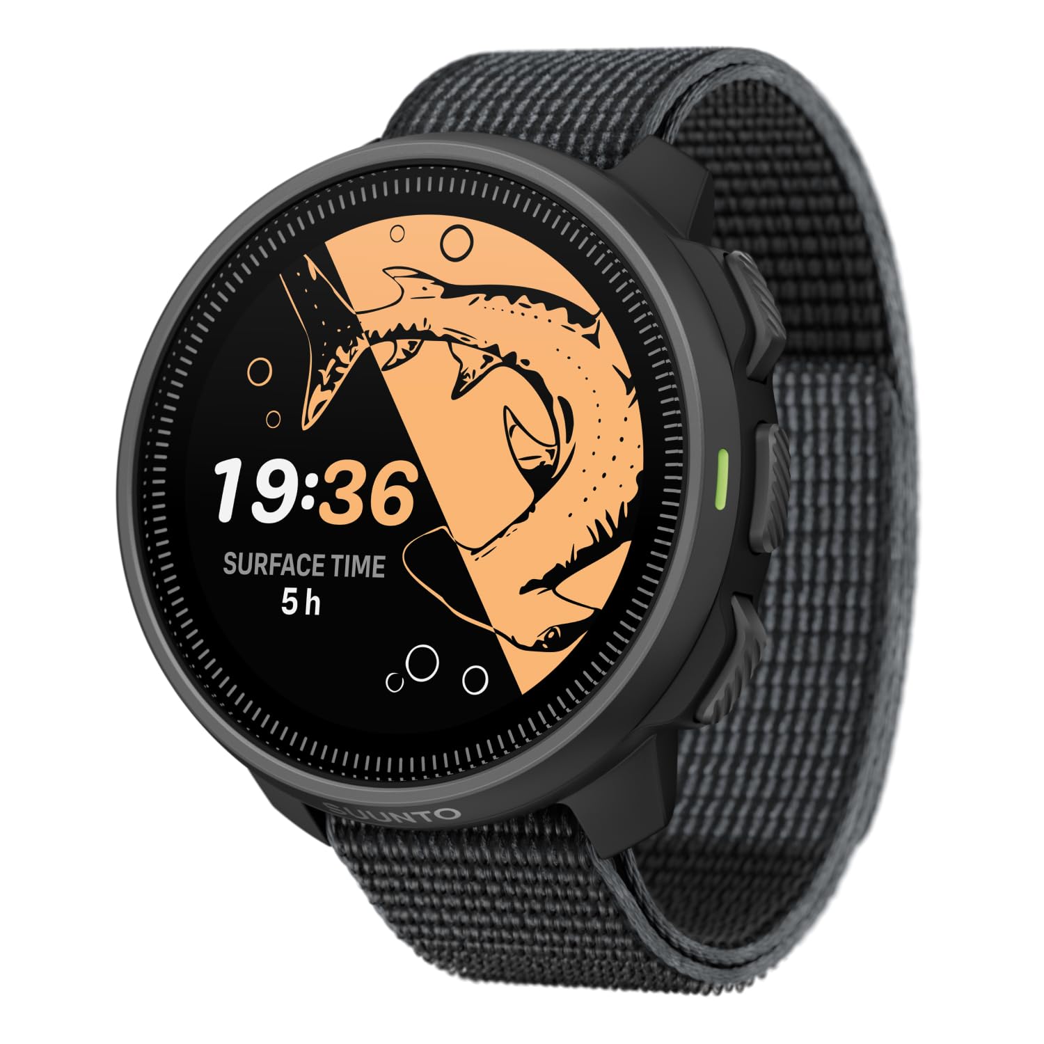 SUUNTO Nautic S Computer Subacqueo, Schermo AMOLED, 60 Ore di autonomia in Immersione, Impermeabile Fino a 80 Metri, GPS Integrato, mappe Offline, letture Gas Wireless, App Suunto