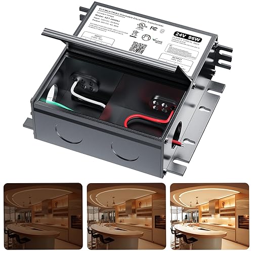 Miniatura 19 de Controlador LED regulable de 12 V, transformador LED Triac ELV/MLV de 60 W compatible con interruptores Lutron y Leviton, fuente de alimentación LED