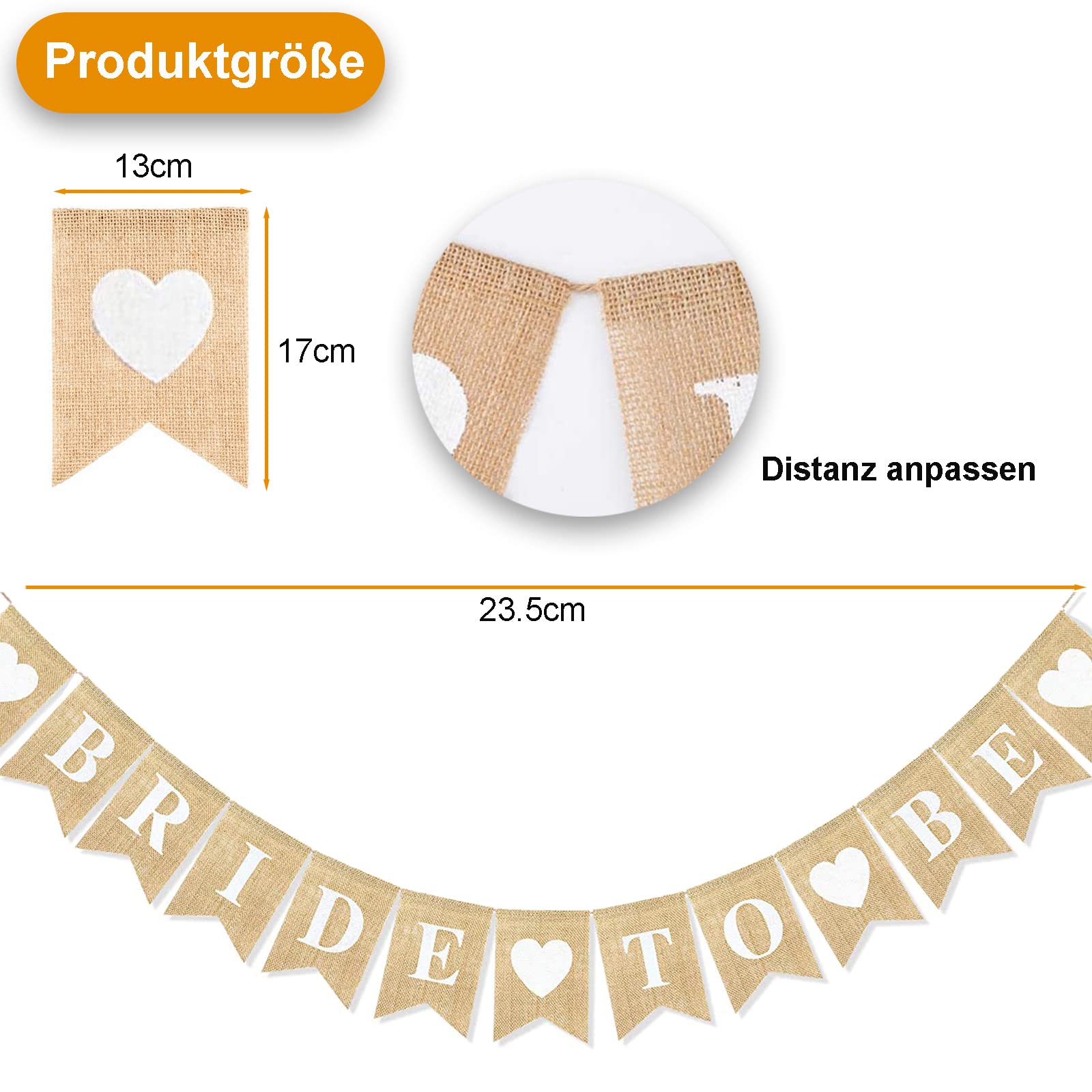 JGA Deko Frauen, qingmeng Bride to Be Girlande Boho, Bride to Be Banner Deko, Wimpelkette Hochzeit, Junggesellinnenabschied, JGA Accessoires Frauen