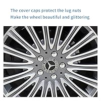 Vista 6 de Tuercas de llanta de 1/2 x 20 1/2-20 cromadas de 0.748 in (3/4 pulgadas) hexagonales de 1.38 pulgadas de largo, juego de 20 tuercas de rueda