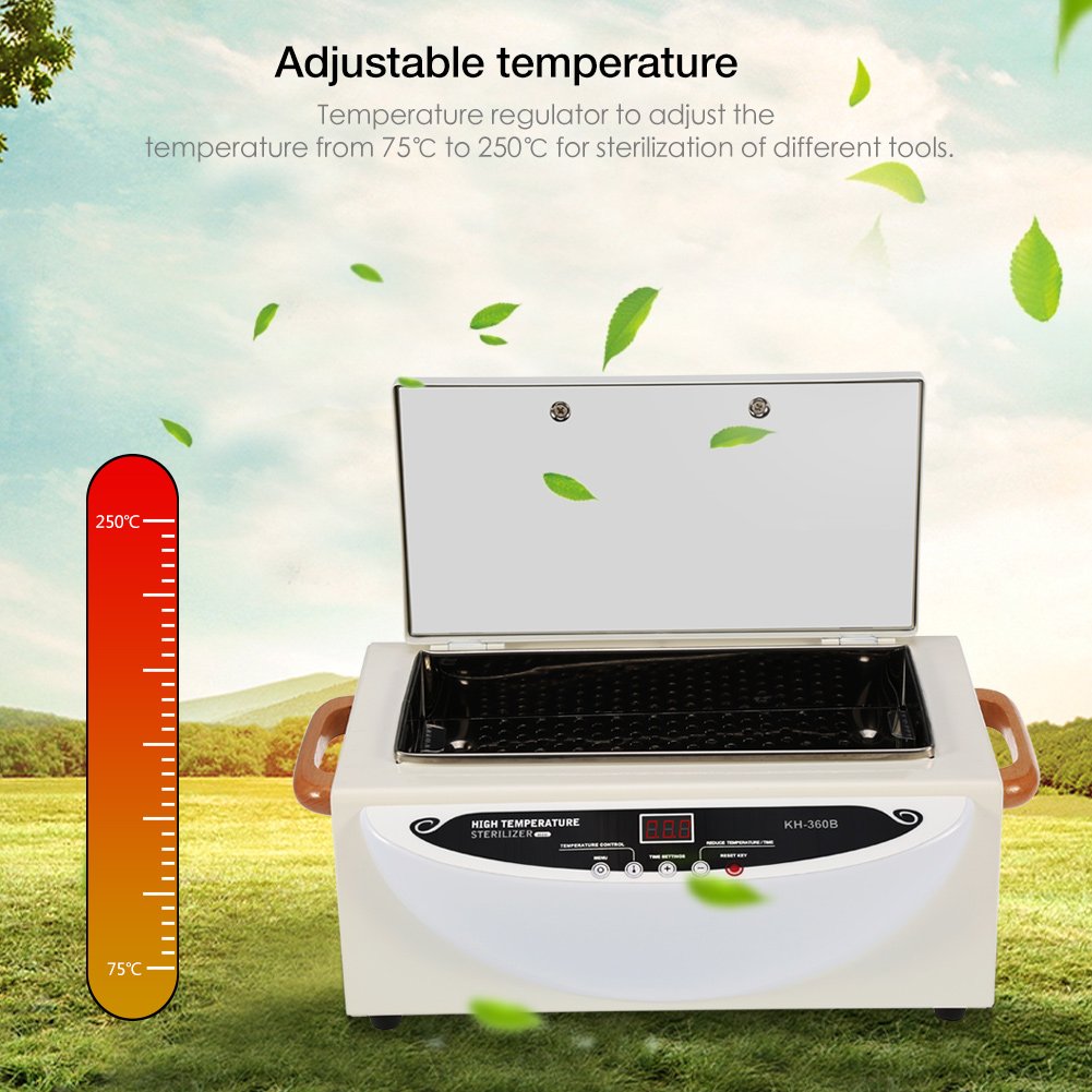 Sterilizzatore ad aria calda, sterilizzatore per strumenti, sterilizzatore per unghie, sterilizzatore ad aria calda, sterilizzatore ad aria calda per cosmetici, cura dei piedi, nuovo sterilizzatore