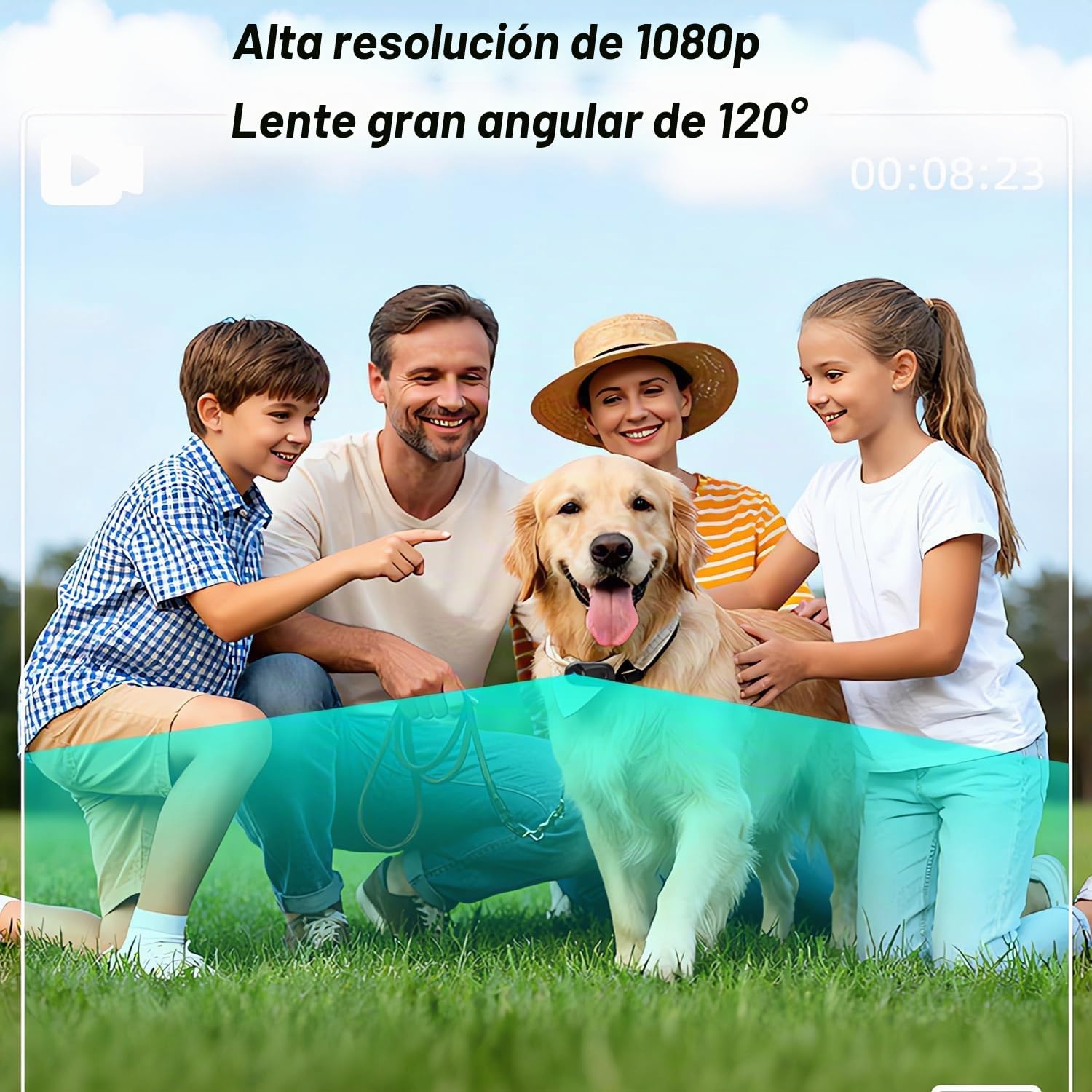 SHMIZZ Mini Camara Deportiva 1080P, Mini Cámara de Acción Cámaras Corporales y Tarjeta de Memoria de 32 GB, Mini Vlog Pocket Camera Video Bodycam, 120° Gran Angular con Grabación de Audio y Vídeo