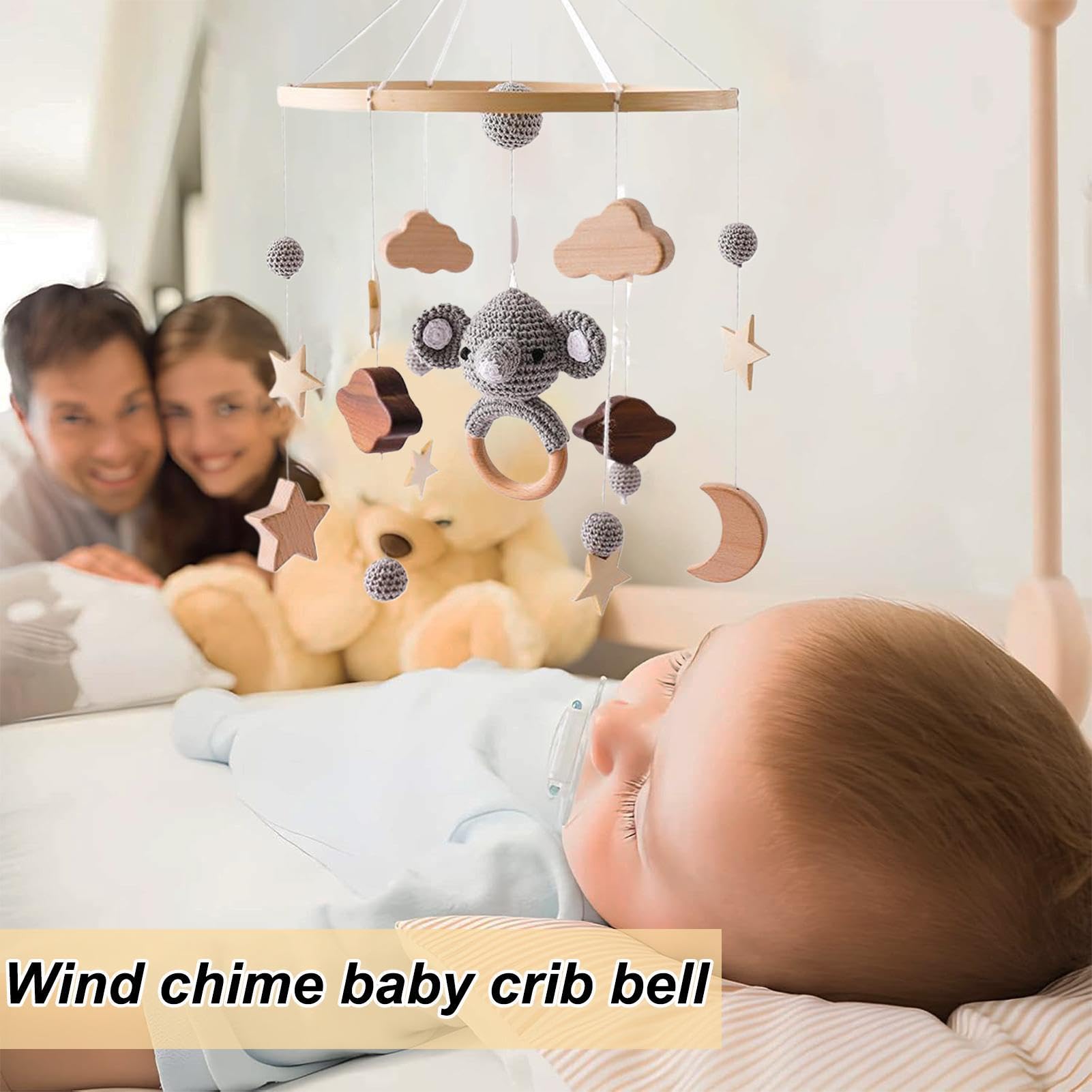 Giostrina per culla, Appendiabiti mobile per culla Giostrina per presepe in | Decorazioni per la cameretta dei bambini, campanelle a , giostrine per culla per