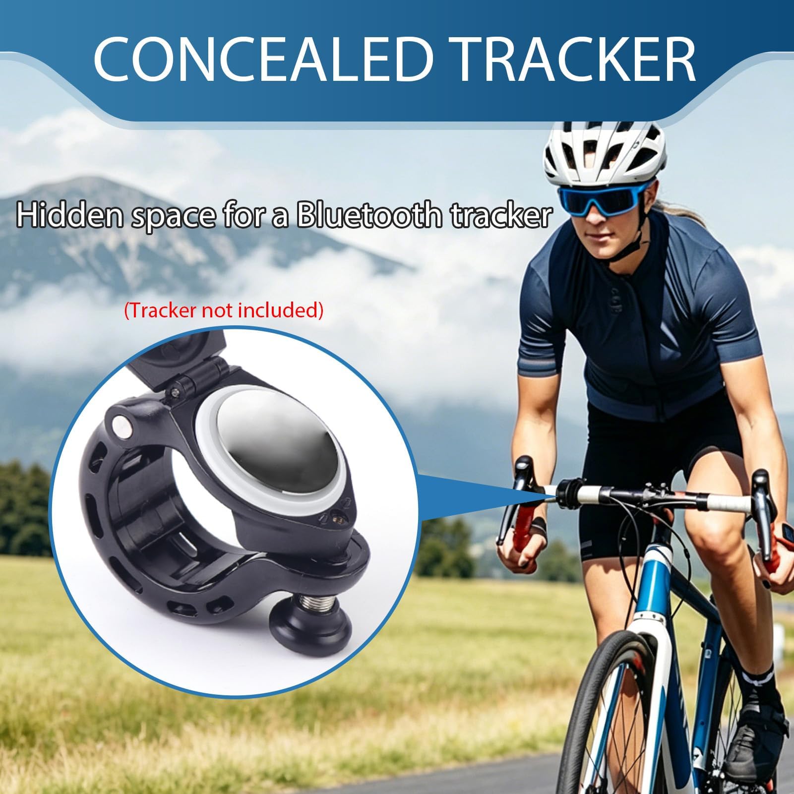 Sonnette vélo Adulte Mini 2026 Nouvelle Version 110 DB en Alliage d’Aluminium, Sonnette de vélo pour Guidon 22,2 à 31,8 mm, klaxon vélo Discret pour VTT, vélo de Route, vélo électrique
