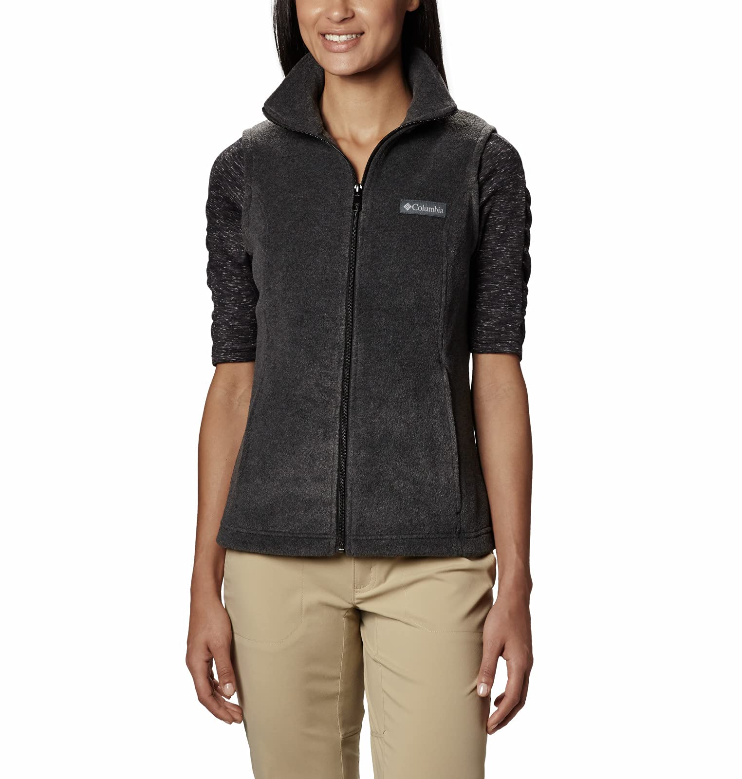 Columbia Women's Benton Springs Fleece Vest Regular Fit Columbia