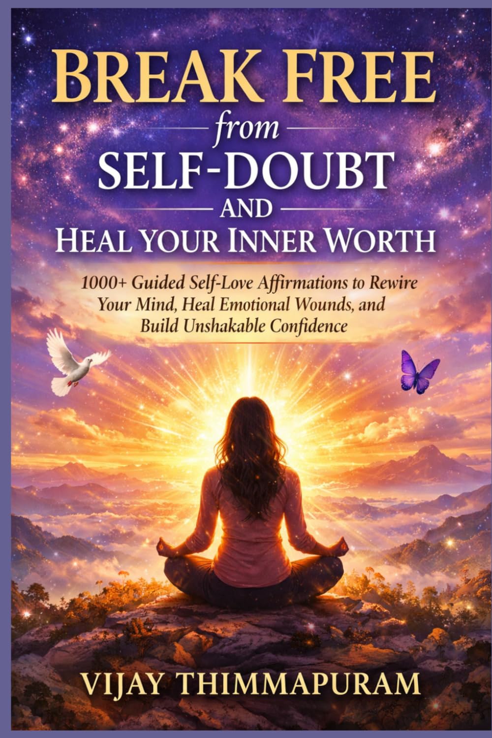 Break Free from Self-Doubt and Heal Your Inner Worth: 1000+ Guided Self-Love Affirmations to Rewire Your Mind, Heal Emotional Wounds, and Build Unshakable Confidence