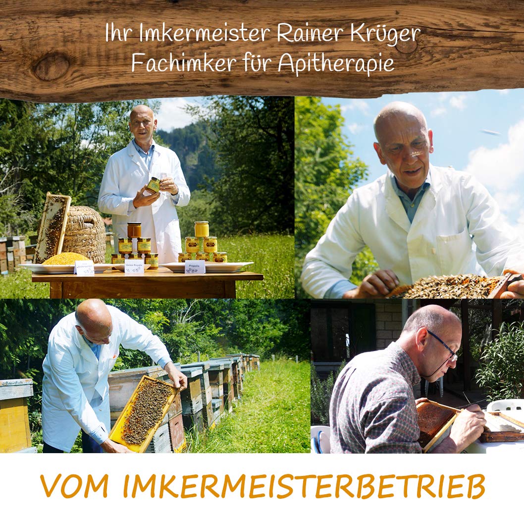 Allgäuer Wanderimkerei HERCULES SPORT 500g | DIREKT VOM IMKER aus Deutschland | PESTIZIDFREIE PRODUKTION | Imkermeister Krügers Qualitätsgarantie