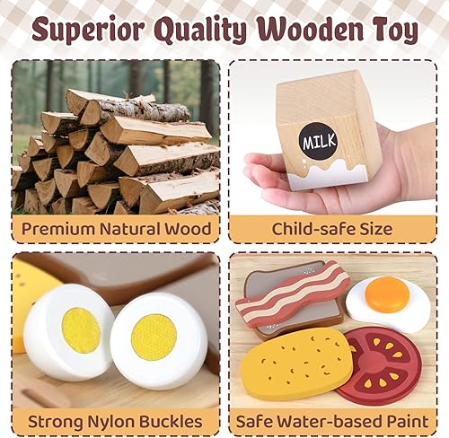 Miniatura 3 de Juego de comida para niños pequeños de 3 a 5 años, juguete de corte, juego de simulación, accesorios de cocina para niños de 3 años, regalo de