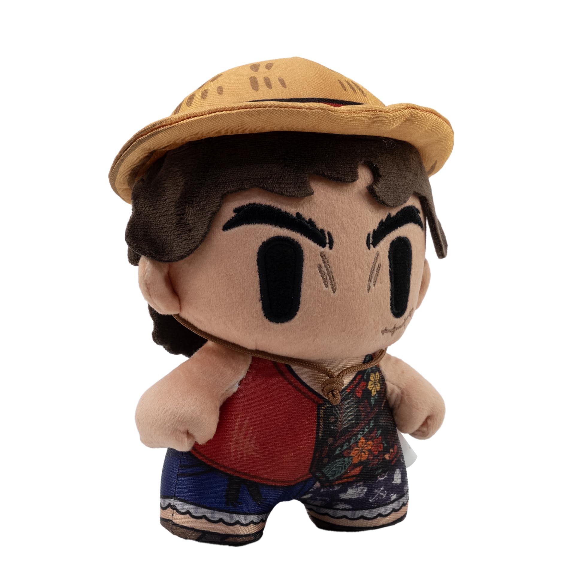 YuMe DZNR One Piece Plush Toy - Monkey D Luffy 7" Plushie Hero Box Collectable, Rot / Weiß / Braun, 12.7cm x 10.795cm x 19.05cm - Image 2