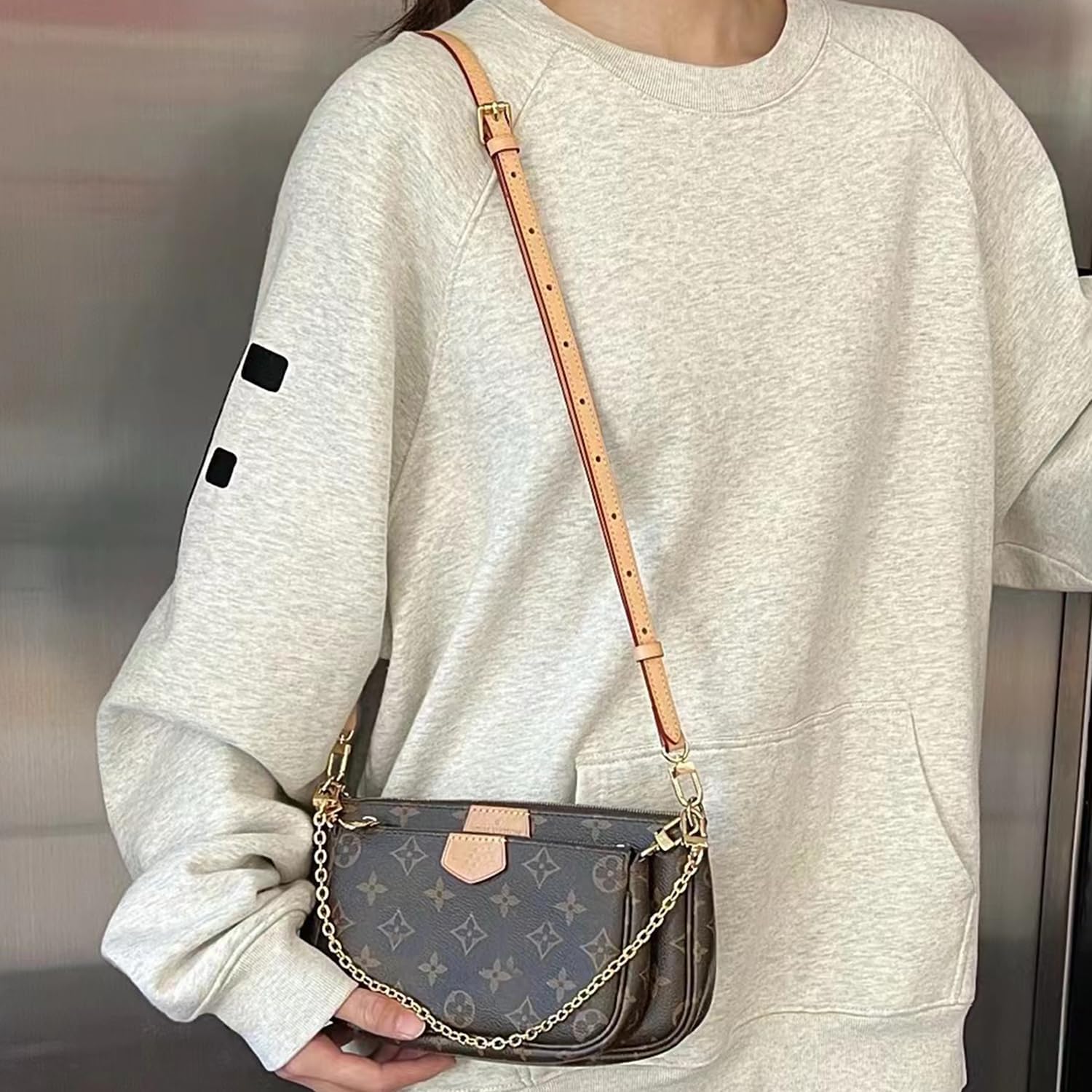 Purse Chain Strap Crossbody Gold Chain Shoulder Bag Replacement Strap - Image 7